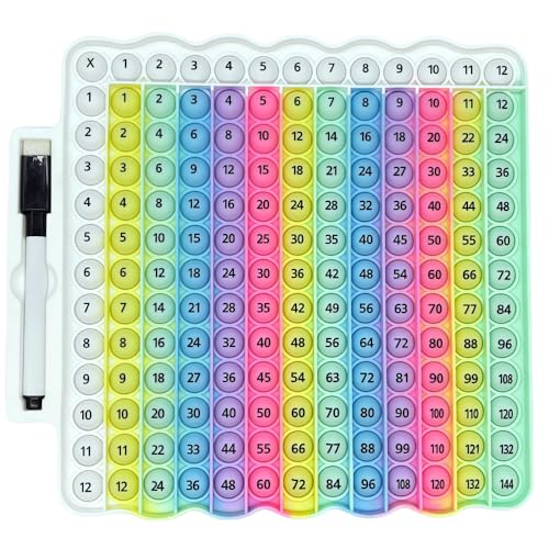 Multiplication Table Game pop Fidget Toys Educational Math Learning Board