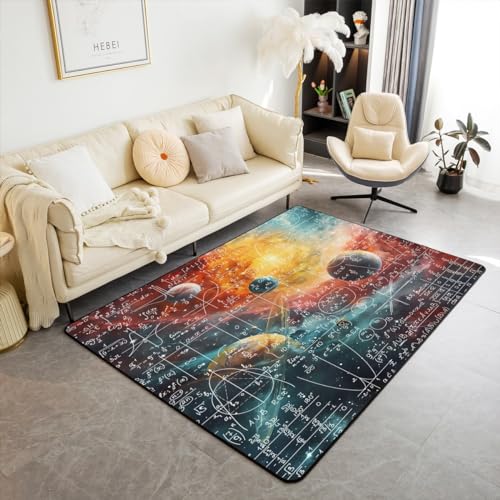 Feelyou Math Equation Area Rug 5x7 Living Room Boys Girls Teens