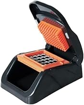 Meyer 2 in 1 Dicer with Container, Vegetable Cutter &Slicer, Cutting Machine | Kitchen Accessories | Kitchen Items for Home Cooking | Onion Chopper | Mini Handy Chopper (Plastic, Grey, Orange)