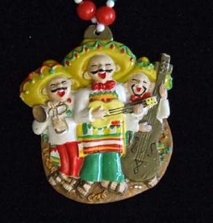 Mariachi Singing Mexican Band Mardi Gras Bead Necklace Spring Break Cajun Carnival Festival New Orleans Beads