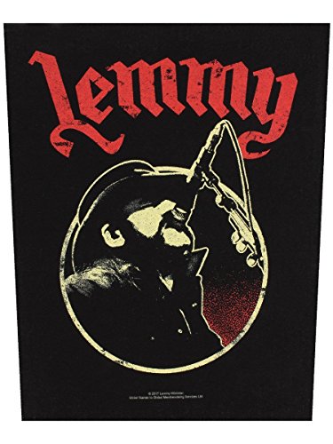 Lemmy Kilmister Microphone Motorhead Back Patch Sew On Official Badge Album