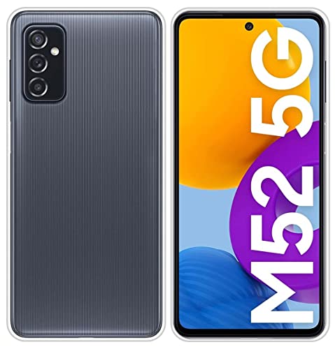 Funda Silicona Gel TPU Transparente para Samsung Galaxy M52 5G