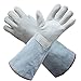 GCHOME Gants de Protection Anti-Corrosion LNG Azote Liquide cryogénique cryogénique Froid oxygène Liquide et Ammoniac Liquide Gants de Glace Gants ignifugés (Taille : 45cm)