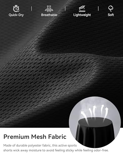 G Gradual Men's 11" Long Basketball Shorts with Zipper Pockets Mesh Quick Dry Lightweight Gym Athletic Shorts for Men4