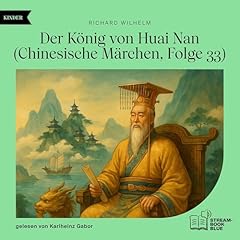 Diseño de la portada del título Der K&ouml;nig von Huai Nan