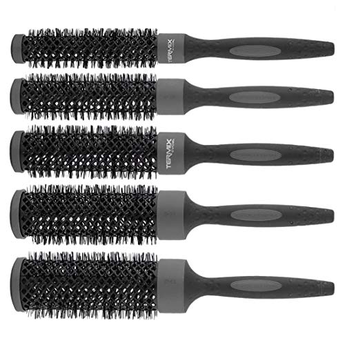 Brosses à cheveux thermiques Termix Evolution XL en kit de 5 pièces de luxe