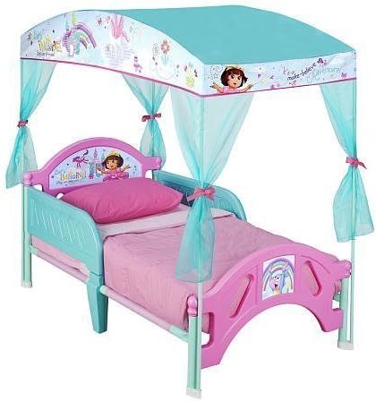 Nickelodeon Dora the Explorer Canopy Toddler Bed
