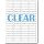 Crystal Clear Return Address Labels for Laser Printers - 1/2" x 1 3/4" - 80 per Sheet - 800 Labels