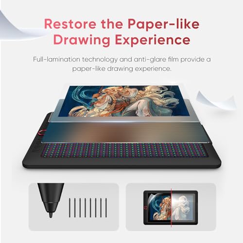 Tablette graphique avec écran pour dessiner sur bureau avec support ACS05 XPPen - 2