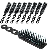Gisdo 60 pcs Hair Brushes in Bulk for Homeless, Hair Brush Bulk Soft Bristles Brush for Curly Wav...