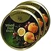 Cavendish & Harvey Mixed Fruit Drops, 5.3 oz Tins in a BlackTie Box (Pack of 3)