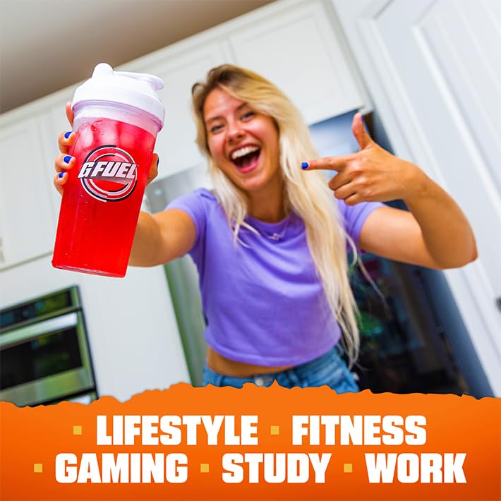 Image of G Fuel Dragon Ball Z Energy Drink Powder, Pre Workout Caffeine Mix for Gaming, Sugar Free Focus Amino, Vitamin + Antioxidants, 9.9oz (Lemonade, 40 Servings)