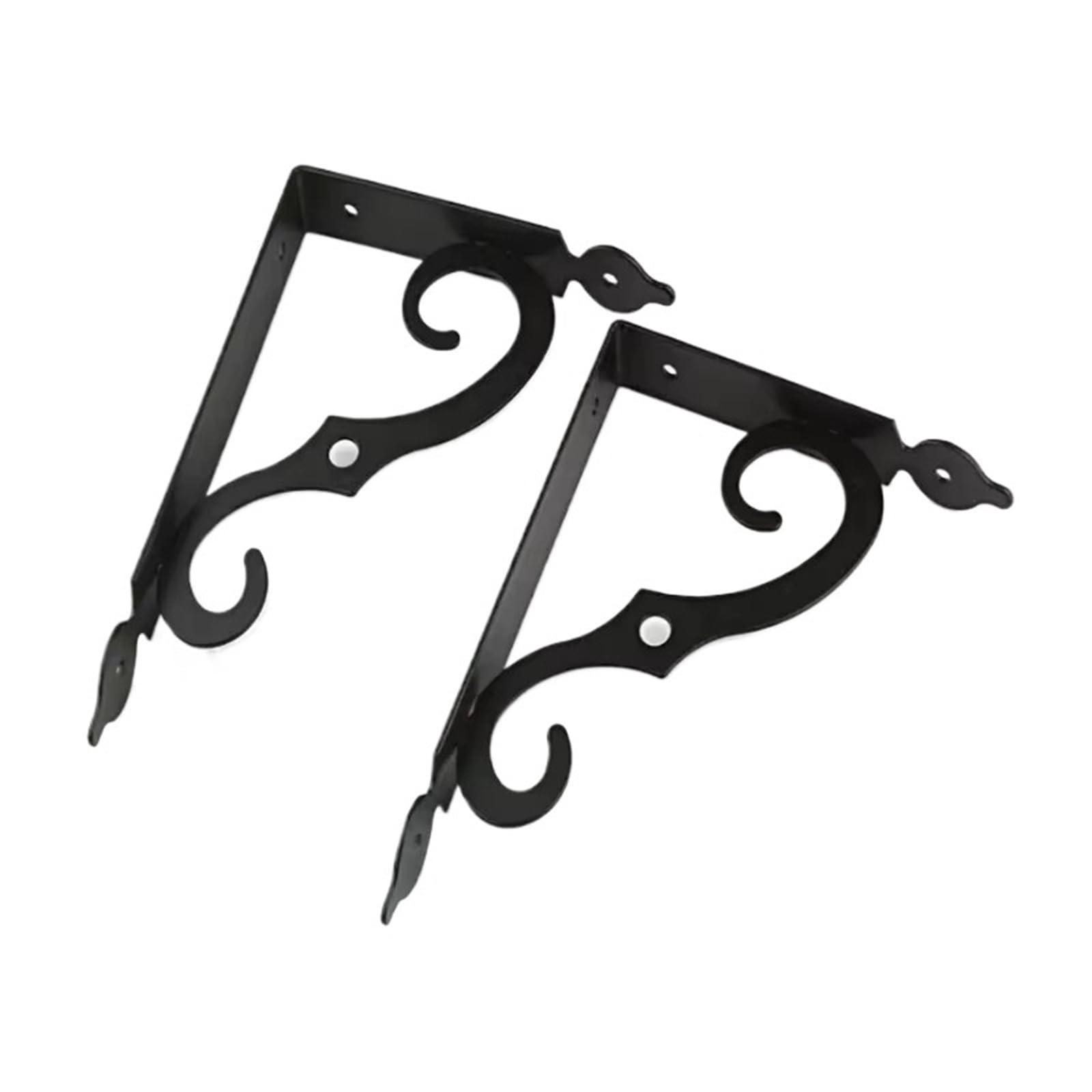 2pcs Triangular Bracket Laminated Partition Fixing Storage Rack Supports Load-Bearing Right Angle Tripod On The Wall for Shelf