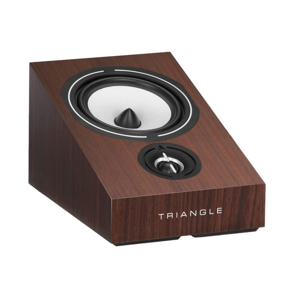 Triangle - BOREA BRA1 - Altavoz de Efectos 3D Home-Cinema - Compatible con Atmos/DTS:X/Auro 3D – Versatilidad Atmos & Surround - Sensibilidad 89 dB/W/m - 206 x 180 x 300 mm - Nogal (Par)