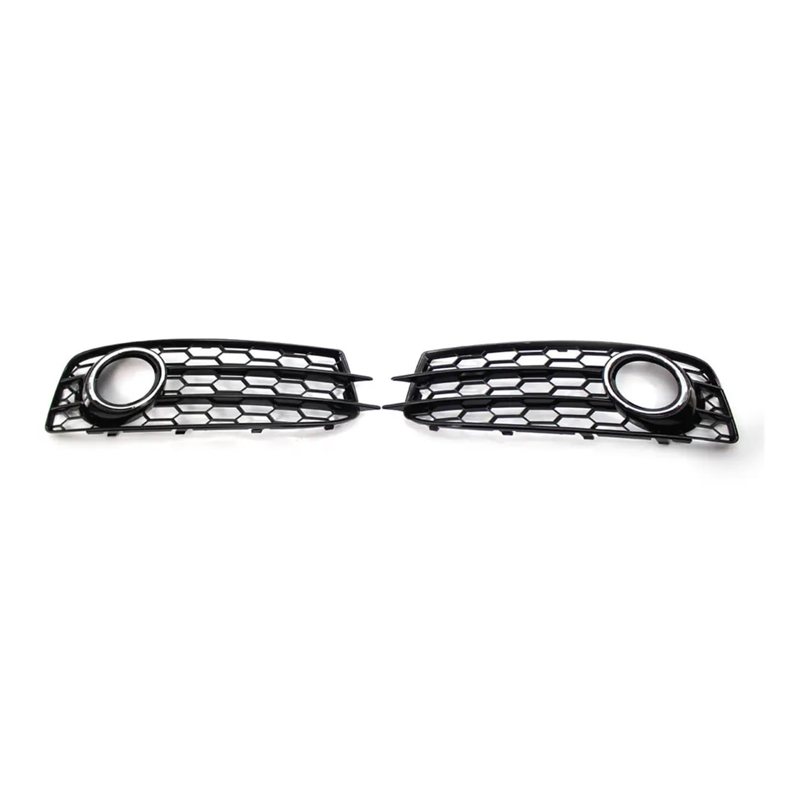 Osłona lampy przeciwmgielnej do samochodu A3 8P S-Line Przednia osłona zderzaka samochodowego | 2009-2012,styl plastra miodu,przeciwmgielna(Chrome Color)