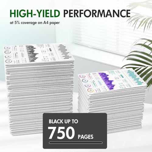 Image of 65XL 65 Black 3755 Ink Cartridges Combo Pack Replacement for HP 65XL Black Ink Cartridge for HP Printer DeskJet 3755 2600 3772 3700 Envy 5055 5000 AMP 100 Series (2 Pack Black*2)