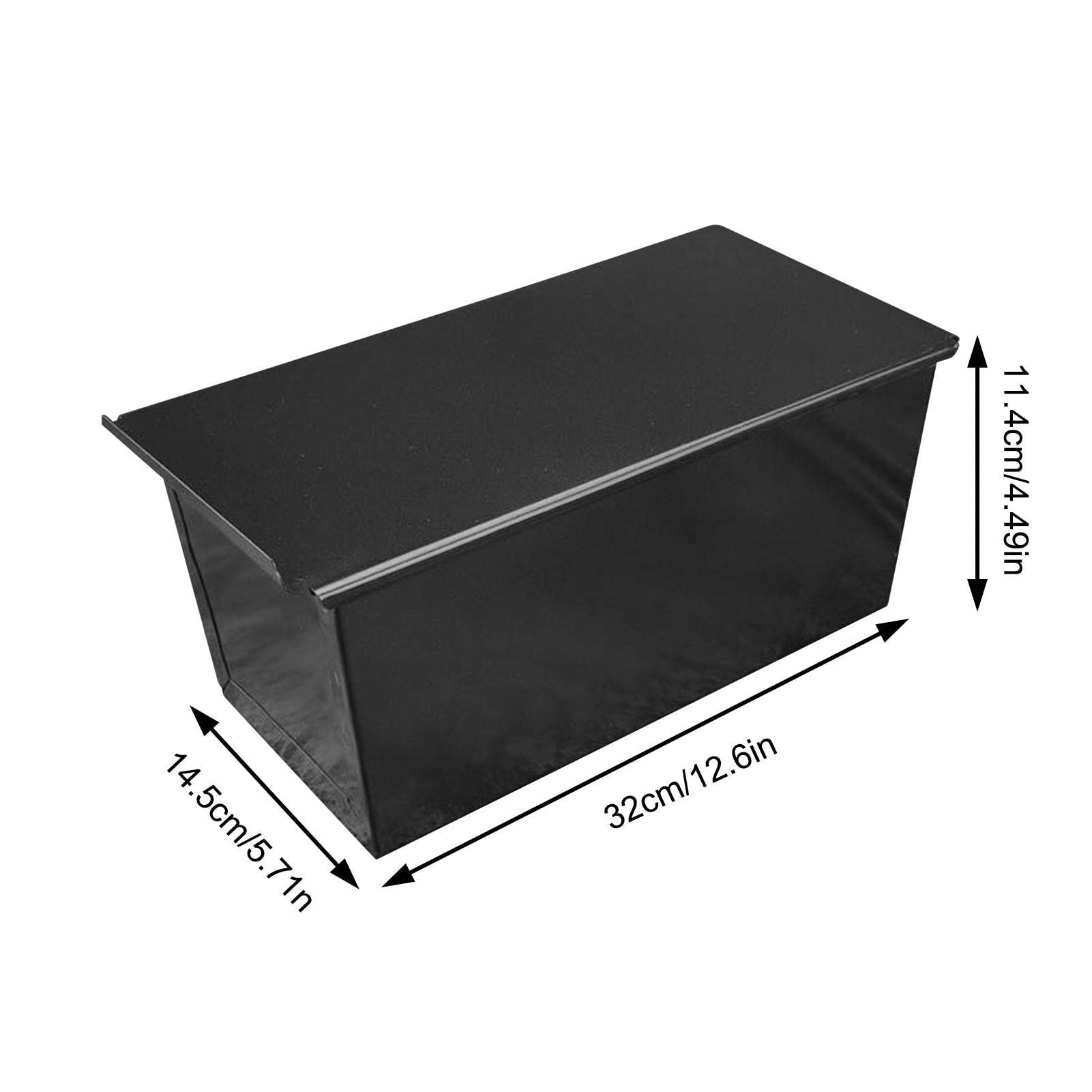 Nieprzywierajca patelnia do chleba, bochenek blaszany z pokrywk Aluminiowane pudeko tosty do pieczenia w piekarniku Blacha do pieczenia ciasta/puszki do chleba/Jednorazowa wkadka do chleba