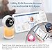 VTech RM7766-2HD RM77662HD Smart Wi-Fi 1080p 2-Camera 360°-Pan-and-Tilt Video Baby Monitor System with 7-in. Display, Night-Light, and Remote Access, White