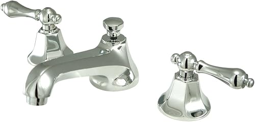 Miniatura 6 de Elements of Design ES4461BX New York - Grifo de lavabo generalizado de 2 manijas de 8 a 16 pulgadas con ventana emergente de latón, 5 12 pulgadas,