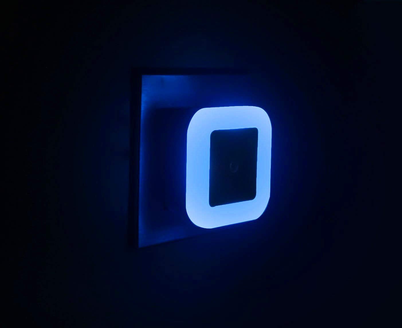 LED Plug-in Night Lights, Soft Blue Glow, Energy Efficient Nite Lights with Smart Dusk to Dawn Light Sensor [Pack of 2]