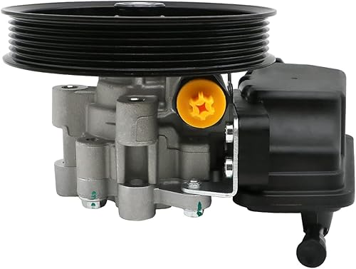 Miniatura 4 de Chefull Bomba de dirección asistida 20-2205 con polea y depósito de repuesto para Jeep Commander Grand Cherokee 3.7L 4.7L, conjunto de bomba de