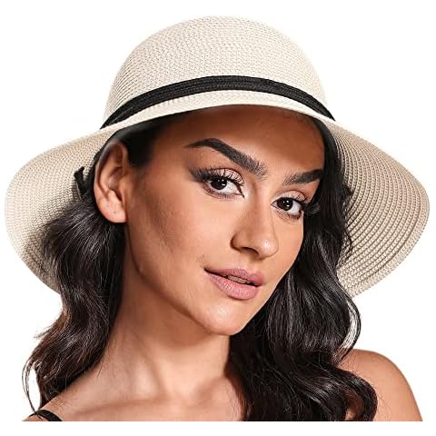 Joywant Womens Sun Hats Lanyard UPF 50+ Beach Hats for Women Cover