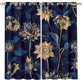 SVTUSR Cortinas Aislantes Termicas Ventana para Infantil 2 Piezas con Ojales...