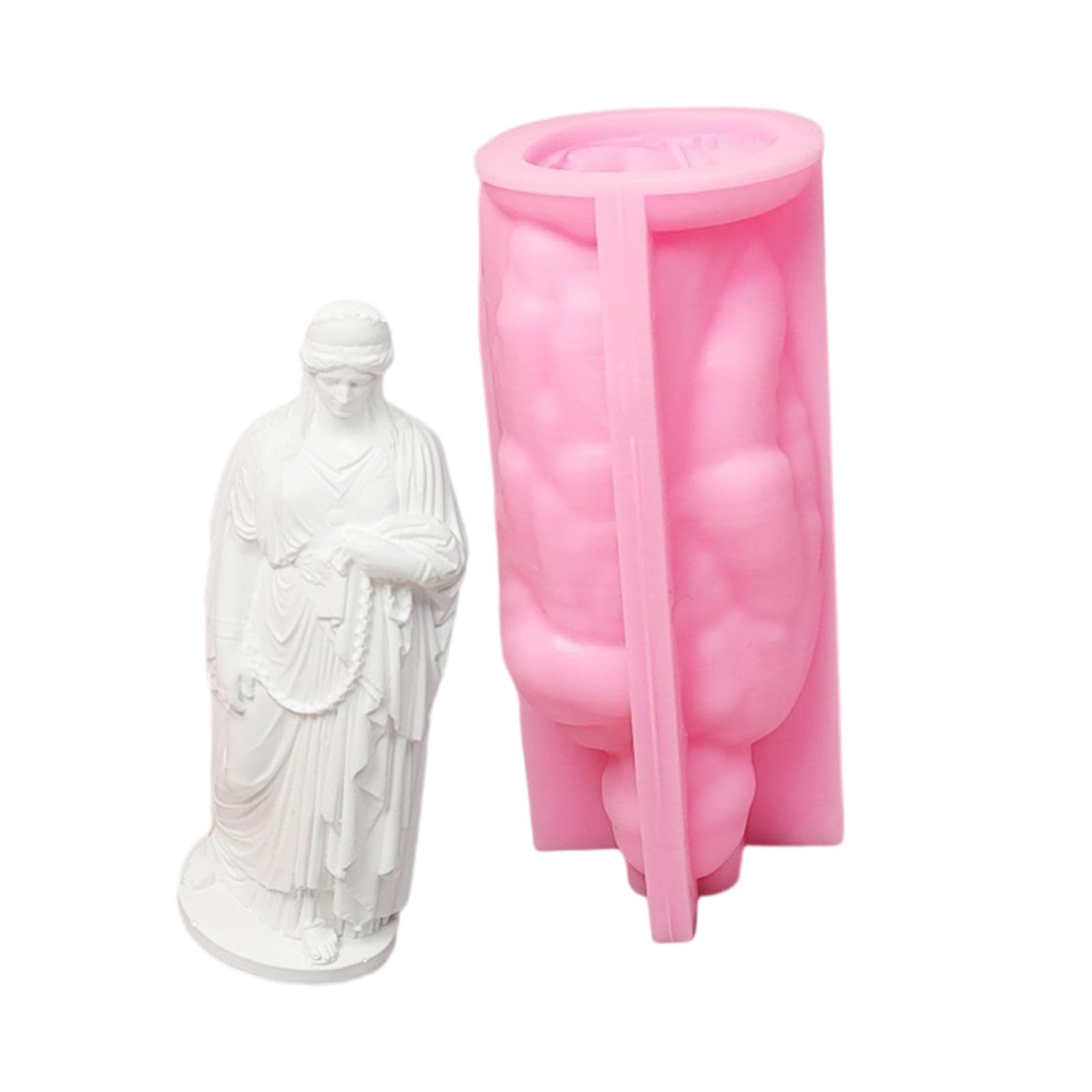 Moule silicone bougies sans raté pour sculpture en résine