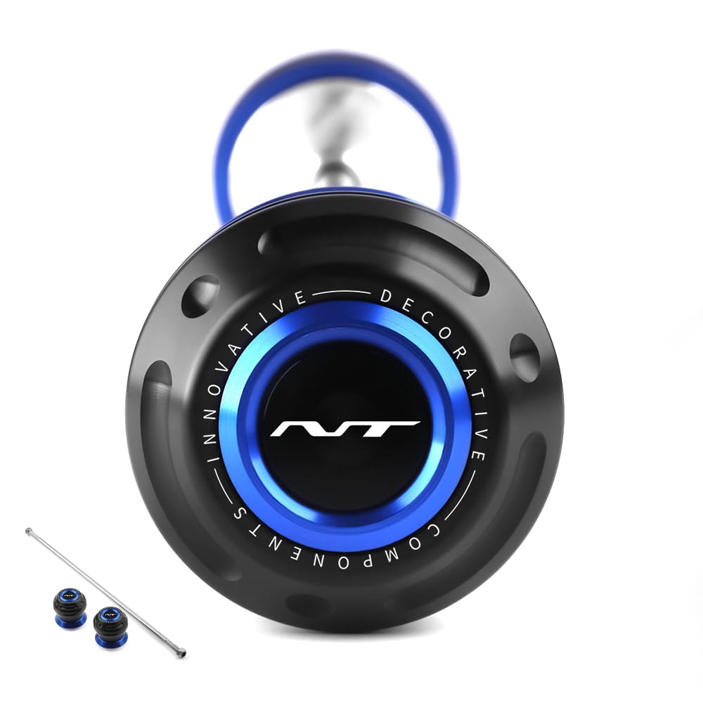 Mokiton Motorcycle Front Wheel Axle Fork Slider Crash Protector Compatible With H.onda NT1100 2022 2023 2024 2025 | NT 1100 NT-1100 Accessories (blue)