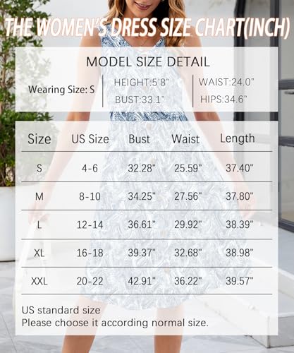 Image of KUOTAI Womens Summer Dresses Sleeveless Casual Loose Swing Button Down Midi Dress V-Neck Flowy A-Line Sundress