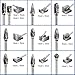 Carbide Burr Set Compatible with Dremel Rotary Tool 10Pcs Double Cut Carbide Rotary Burr Set with 1/8