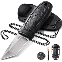 Omesio Cuchillo, Cuchillo De Cuello Para Exteriores Con Hoja De