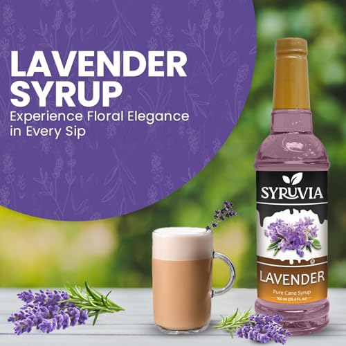 Syruvia Lavender Coffee Syrup