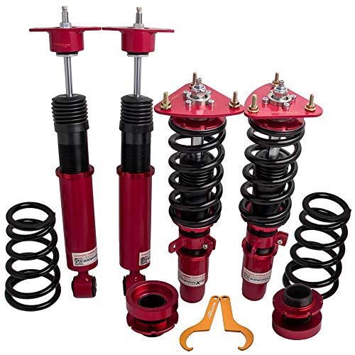 maXpeedingrods Coilovers Kits for Mazda 3 BK 2004-2009, for Mazda 3 BL 2009-2013 Struts Shock Absorbers Lowering Kits Adjustable Damper