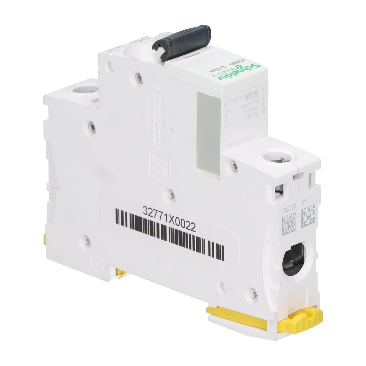 iC60N 1P 63A D interruptor magnetotérmico unipolar para cuadro eléctrico