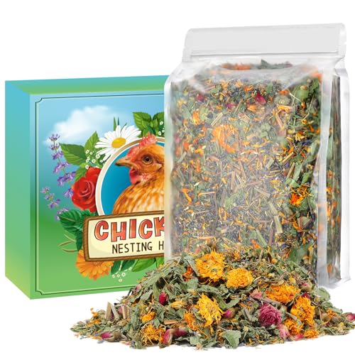 20 Oz Nesting Herbs for Chicken Coop - Natural Egg-Laying