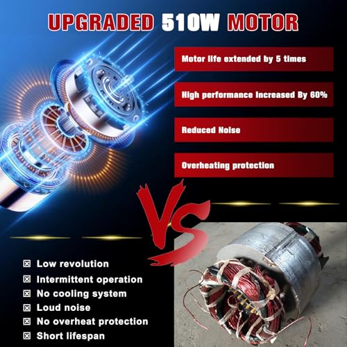 1320 lbs Electric Hoist,110v Electric Hoist Winch with 328 ft Wireless Remote Control, Zinc-Plated Steel Wire,39.4 ft Lifting Garage Lift Hoist,Single/Double Slings Winch for Factories, Warehouses