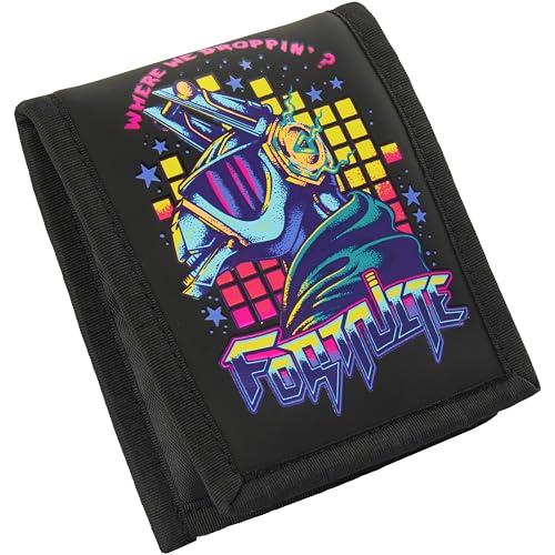 Fortnite Wallet for Boys Teens Slim Bifold Kids Wallet with 4 Card Slots and Cash Pocket Small Travel Coin Purse Gamer Gifts for Boys