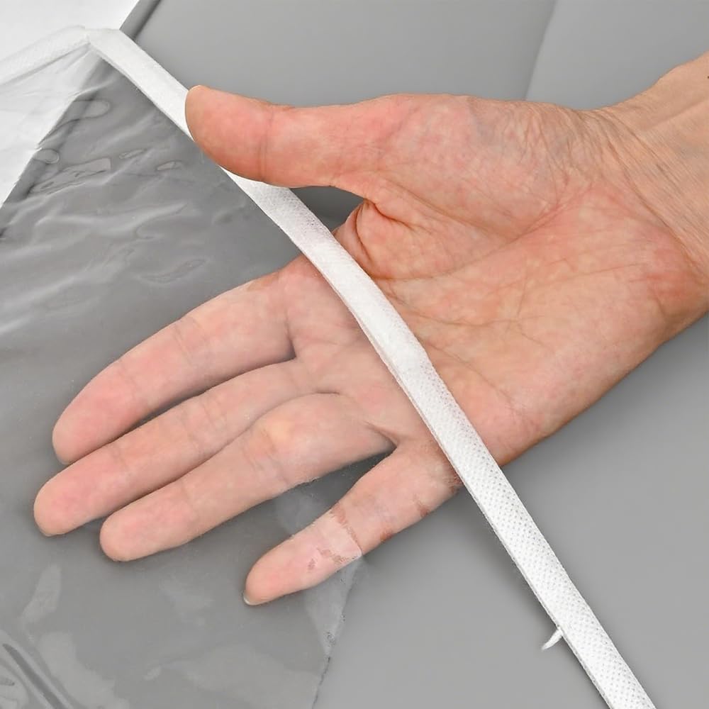 Lot de 4 housses de chaise de salle à manger transparentes en PVC imperméable, protège contre les griffures de chat/chien, les poils d'animaux, la poussière et les déversements (58 x 53 x 45 cm)