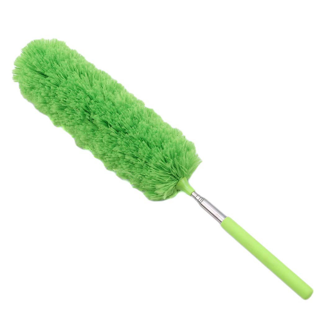 Sevenfly Soft Microfiber Cleaning Duster Dust Cleaner Handle Feather Static Anti Magic Household Cleaning Tools,Color 1