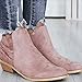 Fannyfuny Botas para Mujer Botas Biker Vintage Grueso Tacones Casuales Zapatillas de...