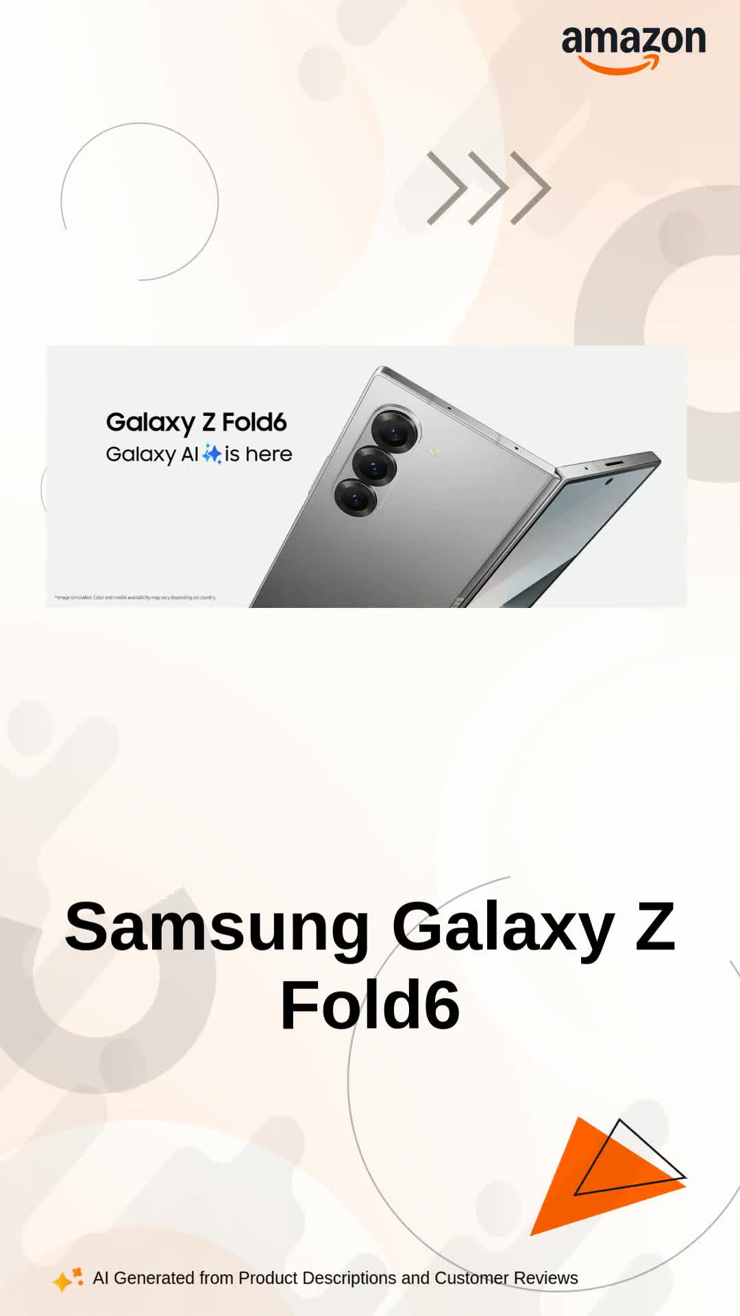 Galaxy Z Fold6 5G Mobile with Galaxy AI