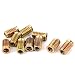 Uxcell a16042000ux0554 Socket Insert E-Nut M8 x 25Mm Wood Insert INTERFACE Screws Hex Socket Inserts E-Nuts 10 Pcs