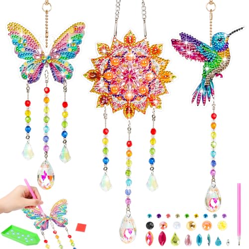 Geschenk Mädchen 6 7 8 9 10 11 Jahre, Bastelset Kinder Diamond Painting Windspiele Spielzeug ab 5-12 Jahre, Sonnenfänger Basteln Kristalle Zum Aufhängen Windspiel Basteln Geschenk Mädchen 6 7 8 9 10 11 Jahre, Bastelset Kinder Diamond Painting Windspiele Spielzeug ab 5-12 Jahre, Sonnenfänger Basteln Kristalle Zum Aufhängen Windspiel Basteln