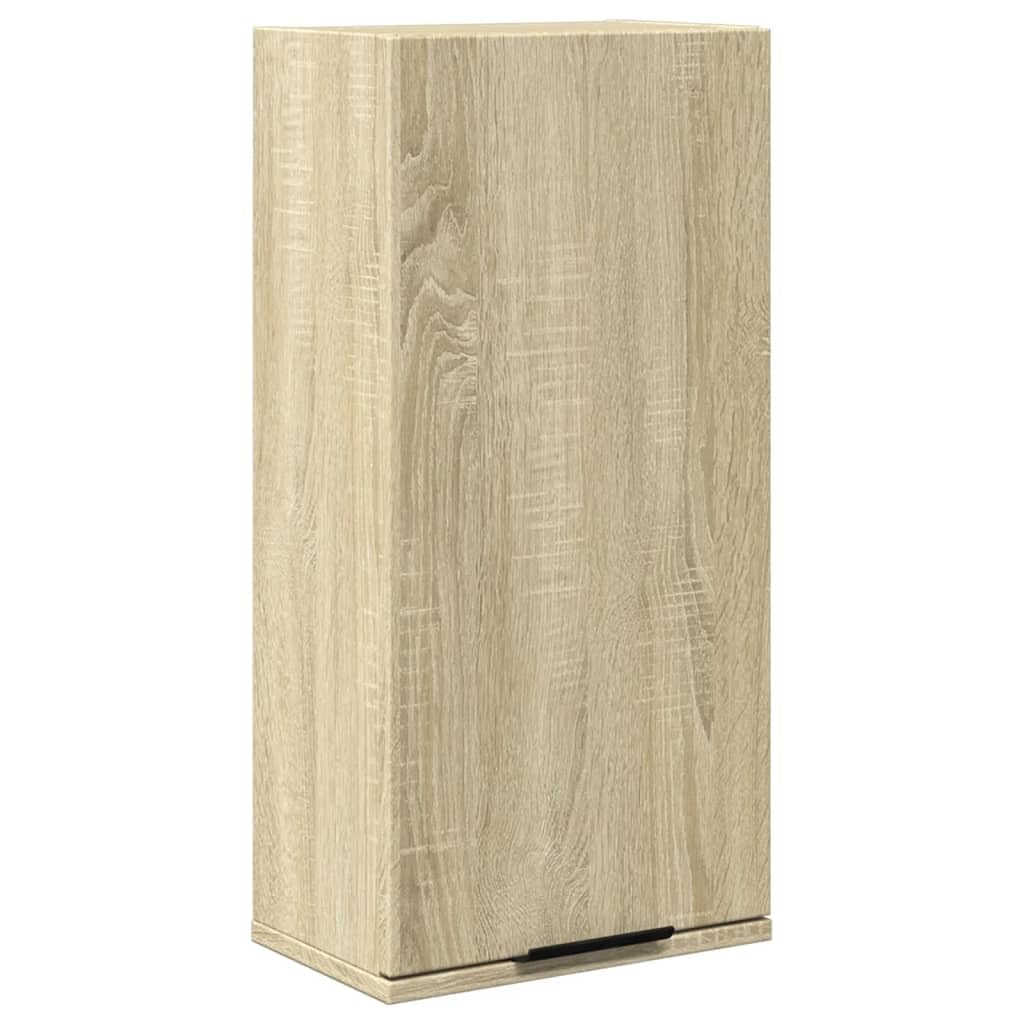 vidaXL Armoire de Salle de Bain Murale Chêne Sonoma 32x20x67 cm, Armoire de Rangement de Salle de Bain, Armoire de Bain, Meuble de Rangement de Salle de Bain