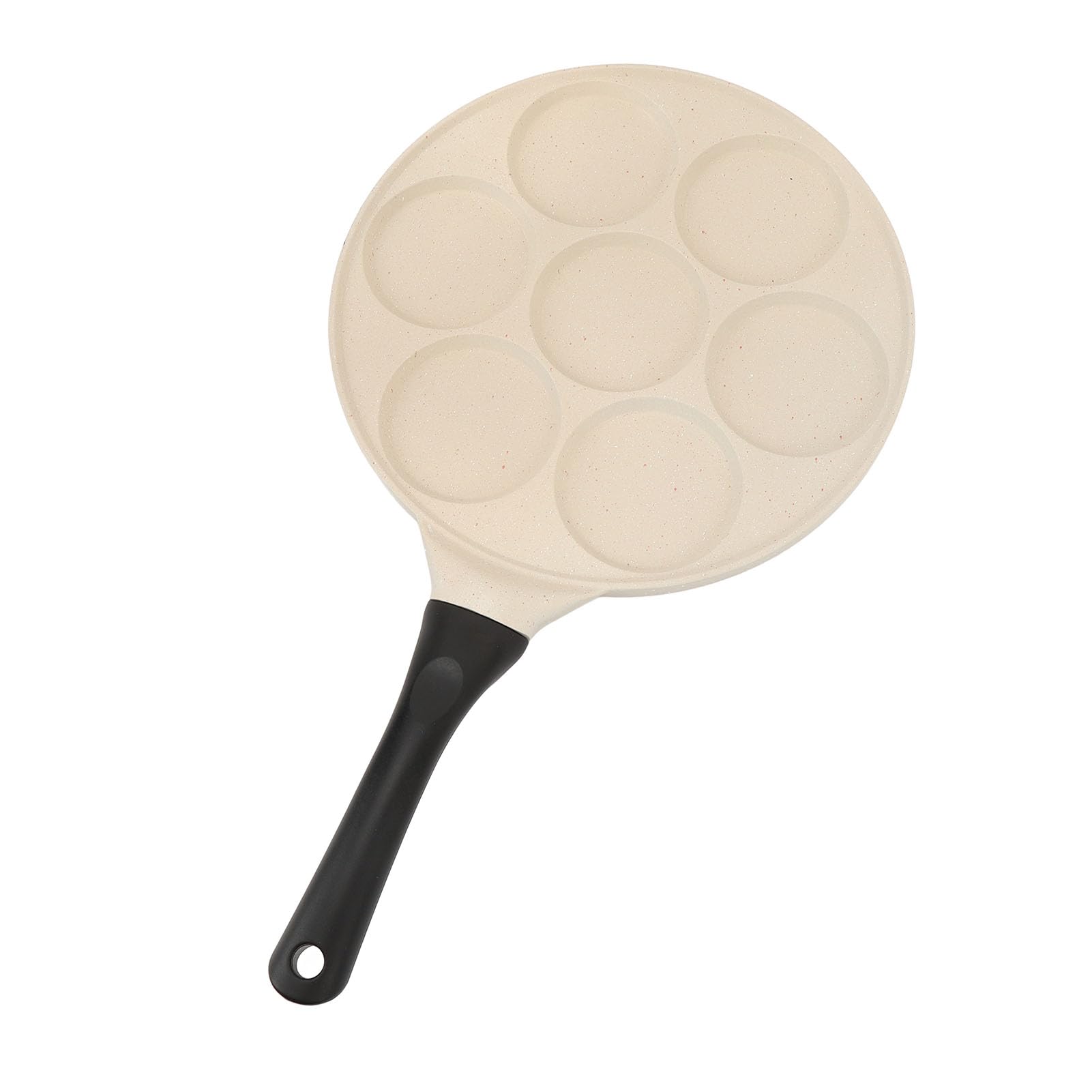Essential Pancake Pan, Aluminum Alloy Egg Pan with Anti Stick Design, Ergonomic Handle for Hamburger, Breakfast, Omelettes