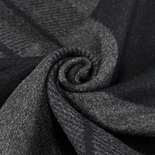Winter Scarf For Men Ultra-Soft Warm Long Cashmere Feel Scarves - Image 5