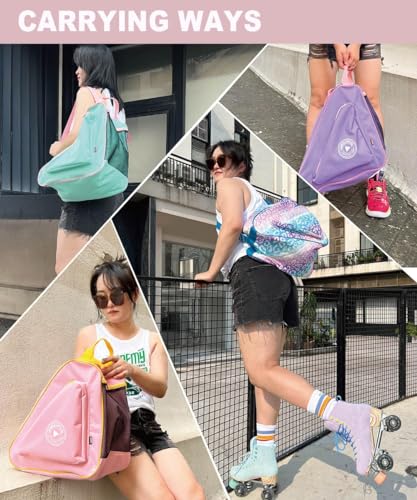 image for HEXIFUL Skate Bag for Ice, Inline, Roller & Quad Skates - Kids & Adult
