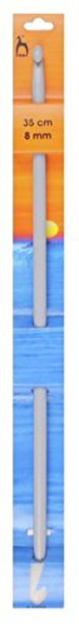 Pony Plastic Double Ended Tunisian Crochet Hooks, Multi-Colour, 8mm