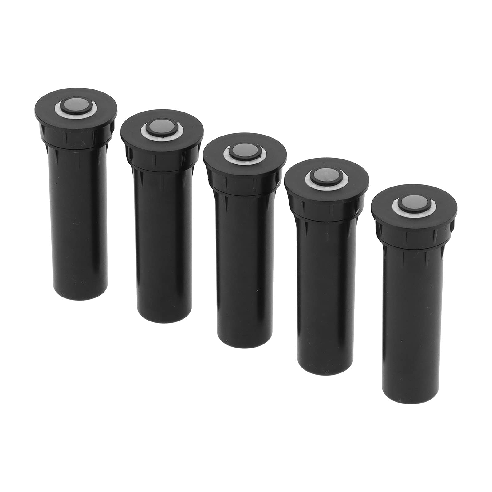 5 Piezas de Cabezal de aspersor enterrado con Rosca Hembra G1/2, Boquilla telescópica para riego de césped, Boquilla rociadora autolimpiante con ángulo Ajustable de 360 Grados para